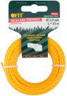 Леска для садовых триммеров крученая "Квадрат" 2.4ммх15м FIT 78026 - smartlife-ural.ru – Екатеринбург