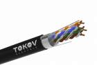 Кабель витая пара F/UTP 4х2х24AWG(0.51мм) кат.5E PE outdoor Fluke tested 305м (м) PRO TOKOV ELECTRIC TKP-C05-F42-5E-305-OD - smartlife-ural.ru – Екатеринбург