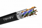 Кабель витая пара F/UTP 4х2х24AWG(0.48мм)+тросс кат.5E PE Fluke tested (м) TOKOV ELECTRIC TKE-C05-F/UTP-42-5E-305-ODC - smartlife-ural.ru – Екатеринбург