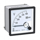 Вольтметр аналоговый шкала 500В AC класс точн. 1.5 72х72мм DEKraft 50243DEK - smartlife-ural.ru – Екатеринбург