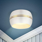 Светильник KL81 WH/GD встраив. под лампу GX53 бел./зол. ЭРА Б0049010 - smartlife-ural.ru – Екатеринбург