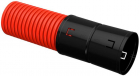 Труба гофрированная двустенная ПНД гибкая d110мм с муфтой красн. (уп.50м) IEK CTG12-110-K04-050-R - smartlife-ural.ru – Екатеринбург