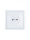 Розетка 1 мест. б/з СП ZIMA IP20 16А ПБТ безвинт. зажим бел. LEZARD 704-0288-121BQC - smartlife-ural.ru – Екатеринбург