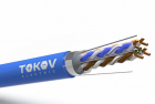 Кабель витая пара F/UTP 4х2х23AWG(0.57мм) кат.6 нг(А)-HF (LSZH) indoor Fluked tested 305м (м) PRO TOKOV ELECTRIC TKP-C08-F/UTP-42-6-305-LSZH - smartlife-ural.ru – Екатеринбург