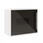 Щиток настенный Фрейм (FRAME) ЩРн-п-8 8 мод. с тонированной дверцей с 2 шинами PEN на 6 и 8 отверст. бел. DKC F08W1WD - smartlife-ural.ru – Екатеринбург