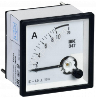 Амперметр Э47 72х72мм 10А кл. точн. 1.5 IEK IPA10-6-0010-E - smartlife-ural.ru – Екатеринбург