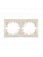 Рамка 2-м Mira горизонт. крем. LEZARD 701-0300-147 - smartlife-ural.ru – Екатеринбург