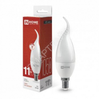 Лампа светодиодная LED-СВЕЧА НА ВЕТРУ-VC 11Вт свеча на ветру 4000К нейтр. бел. E14 1050лм 230В IN HOME 4690612030470 - smartlife-ural.ru – Екатеринбург