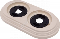 Рамка 2-м пластик песочн. зол. Bironi BF1-620-24 - smartlife-ural.ru – Екатеринбург