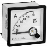 Амперметр Э47 96х96мм 100/5А кл. точн. 1.5 IEK IPA20-6-0100-E - smartlife-ural.ru – Екатеринбург