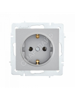 Розетка 1-м СП Vesna с заземл. ПБТ механизм платина LEZARD 742-3588-122B - smartlife-ural.ru – Екатеринбург