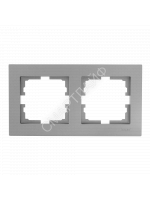 Рамка 2-местн. горизонт. VESNA платина LEZARD 742-3500-147 - smartlife-ural.ru – Екатеринбург