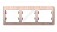Рамка 3-пост. Glossa горизонт. сосна SE GSL001503 - smartlife-ural.ru – Екатеринбург