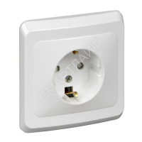 Розетка 1-м СП Этюд 16А IP20 250В с заземл. защ. шторки бел. SE PC16-004B - smartlife-ural.ru – Екатеринбург