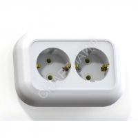 Розетка 2-м СП Валентина РС16-830 16А IP20 с заземл. бел. Кунцево 5447 - smartlife-ural.ru – Екатеринбург