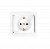 Розетка 1-м СП Валери 16А IP20 с заземл. бел. UNIVersal В0028 - smartlife-ural.ru – Екатеринбург