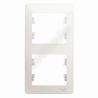 Рамка 2-м Glossa вертикал. перламутр SE GSL000606 - smartlife-ural.ru – Екатеринбург