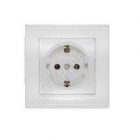 Розетка 1-м СП Бриллиант 16А IP20 с заземл. бел. UNIVersal 7947625 - smartlife-ural.ru – Екатеринбург