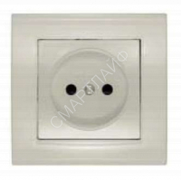 Розетка 1-м СП Бриллиант 16А IP20 без заземл. защ. шторки сл. кость UNIVersal 7948813 - smartlife-ural.ru – Екатеринбург