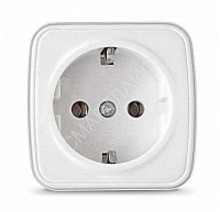 Розетка 1-м ОП Электра 16А IP20 с заземл. бел. Союз 0012 - smartlife-ural.ru – Екатеринбург
