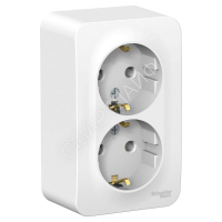 Розетка 2-м ОП Blanca 16А IP20 250В с заземл. без защ. шторок бел. SE BLNRA010201 - smartlife-ural.ru – Екатеринбург