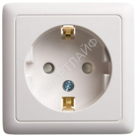 Розетка 1-м ОП Хит 16А IP20 250В с заземл. защ. шторки бел. SE RA16-138-B - smartlife-ural.ru – Екатеринбург