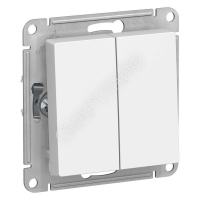 Переключатель проходной 2-кл. СП AtlasDesign 10А IP20 (сх. 6/2) 10AX механизм бел. SE ATN000165 - smartlife-ural.ru – Екатеринбург