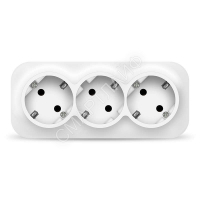 Розетка 3-м ОП 16А IP20 с заземл. бел. IONICH 1420 - smartlife-ural.ru – Екатеринбург