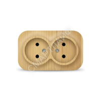 Розетка 2-м ОП 10А IP20 без заземл. сосна IONICH 1438 - smartlife-ural.ru – Екатеринбург