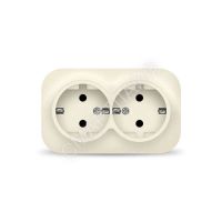 Розетка 2-м ОП 16А IP20 с заземл. сл. кость IONICH 1428 - smartlife-ural.ru – Екатеринбург