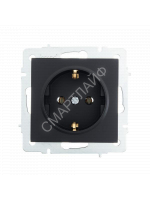 Розетка 1-м СП Vesna с заземл. ПБТ механизм черн. бархат LEZARD 742-4288-122B - smartlife-ural.ru – Екатеринбург