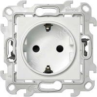 Розетка 1-м СП Simon 24 16А IP20 2P+E Push&Go защ. шторки механизм бел. Simon 2420432-030 - smartlife-ural.ru – Екатеринбург