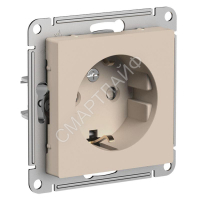Розетка AtlasDesign 16А с заземл. защ. шторки механизм песочн. SE ATN001245 - smartlife-ural.ru – Екатеринбург