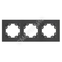 Рамка 3-м Афина универс. графит Universal A0045-Gr - smartlife-ural.ru – Екатеринбург