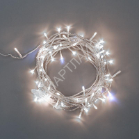 Гирлянда светодиодная "Нить" 10м 75LED бел. 1.7Вт 230В IP44 эффект мерцания провод прозр. Neon-Night 305-525 - smartlife-ural.ru – Екатеринбург