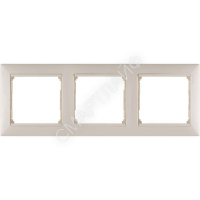 Рамка 3-м Valena горизонт. сл. кость IEK 774353 - smartlife-ural.ru – Екатеринбург