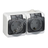 Розетка 2-м ОП Этюд 16А IP44 250В с заземл. защ. шторки с крышкой сер. SE PA16-244C - smartlife-ural.ru – Екатеринбург