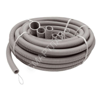 Труба гофрированная ПВХ легкая d20мм с протяжкой сер. (уп.20м) Ruvinil 12001(20) - smartlife-ural.ru – Екатеринбург