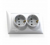 Розетка 2-м СП Селена РС16-372 16А IP20 с заземл. бел. Кунцево 8116 - smartlife-ural.ru – Екатеринбург
