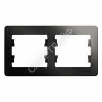 Рамка 2-м Glossa горизонт. антрацит SE GSL000702 - smartlife-ural.ru – Екатеринбург