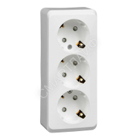 Розетка 3-м ОП Этюд 16А IP20 250В с заземл. защ. шторки бел. SE PA16-012B - smartlife-ural.ru – Екатеринбург