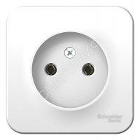 Розетка 1-м ОП Blanca 16А IP20 250В без заземл. без защ. шторок с изолир. пластиной бел. SE BLNRA000111 - smartlife-ural.ru – Екатеринбург