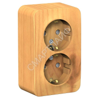 Розетка 2-м ОП Blanca 16А IP20 250В с заземл. защ. шторки с изолир. пластиной ясень SE BLNRA011215 - smartlife-ural.ru – Екатеринбург