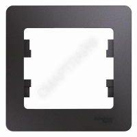 Рамка 1-м Glossa графит SE GSL001301 - smartlife-ural.ru – Екатеринбург