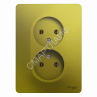 Розетка 2-м СП Glossa 16А IP20 250В без заземл. в сборе фисташк. SE GSL001020 - smartlife-ural.ru – Екатеринбург
