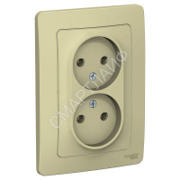 Розетка 2-м СП Blanca 16А IP20 250В без заземл. без защ. шторок беж. SE BLNRS000027 - smartlife-ural.ru – Екатеринбург
