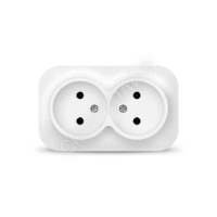 Розетка 2-м ОП 10А IP20 без заземл. бел. IONICH 1417 - smartlife-ural.ru – Екатеринбург