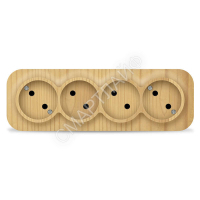 Розетка 4-м ОП 10А IP20 без заземл. сосна IONICH 1456 - smartlife-ural.ru – Екатеринбург