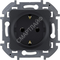 Розетка 1-м СП Inspiria 16А IP20 250В 2P+E немецк. стандарт механизм антрацит IEK 673723 - smartlife-ural.ru – Екатеринбург