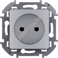 Розетка 1-м СП Inspiria 16А IP20 250В 2P механизм алюм. IEK 673712 - smartlife-ural.ru – Екатеринбург